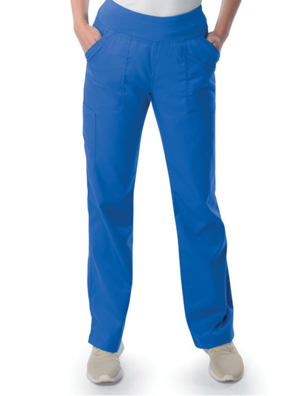 Landau Royal Blue Women's Stretch Cargo Scrub Pants